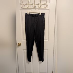 Black Satin Trousers